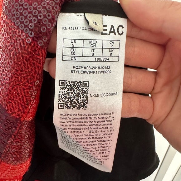 Guess NWT red black gingham dress - Picture 9 of 10